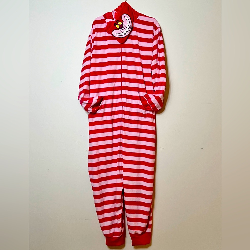 TORRID Disney Cheshire Cat Fleece 5X/6X One Piece Halloween /Cosplay /Pajamas